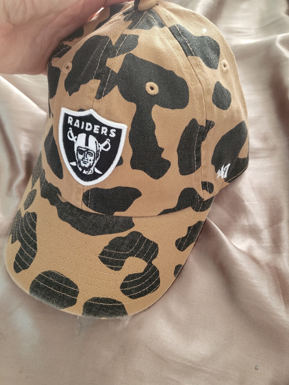 Raiders Camo Baseball Cap - Tan & Black